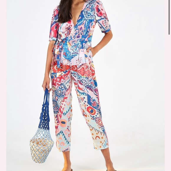 FARM RIO**Boboikat Multi Jumpsuit**XS,Sm. $250 - Picture 4 of 6